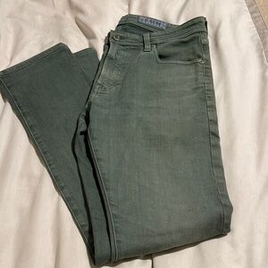 AG Adriano Goldschmied Olive The Tellis Jeans